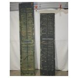 Two Vintage Painted Shutter Doors