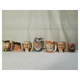 Vintage Toby Mugs -Magrou & Royal Crown