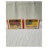 Two Farm Classics Die Cast Metal Toy Tractors