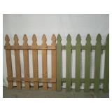Two Picket Fence Sections