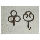 Decorative Wrought Iron Wall Hooks