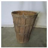 Primitive Wooden Bushel Basket
