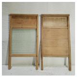 Two Vintage Washboards