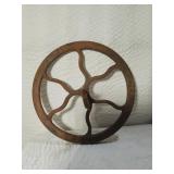 Vintage Cast Iron Pulley Wheel