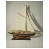 Wooden Model Sailboat-Endeavour 1934