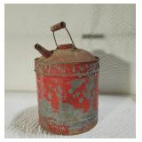 Vintage J&L Ware Galvanized Gas Can