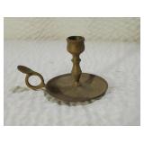 Vintage Brass Chamberstick Holder