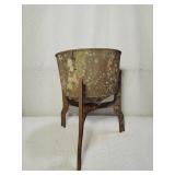 Primitive Cast Iron Soup Pot & Stand