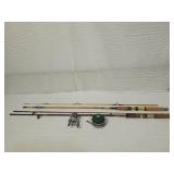 Two Vintage Fishing Rods & Two Vintage Reels