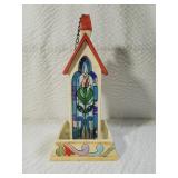 Jim Shore Bird Feeder Chapel
