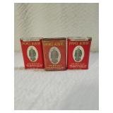 Three Vintage Prince Albert Crimp Cut Tin