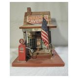 Wooden "Mom & Pops Gas-N-Grub" Model