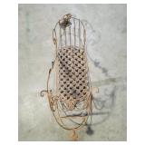 Wrought Iron Plant/Wood Holder