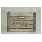 Golden Glow Milk Crate