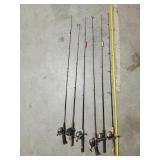 Mixed Fishing Poles & Reels