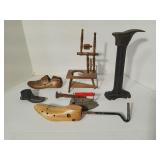 Vintage Cobbler Shoe Stand & More
