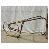 Vintage Single Wheel Garden Plow