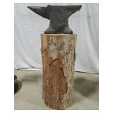 Primitive Anvil & Log Stand