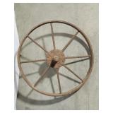 Vintage Cast Iron Spoke Wheel
