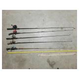 Mixed Fishing Poles & Reels