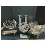 Various Silver Plated Baskets & More!