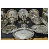 Vintage Silver-Plated Dinnerware