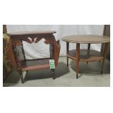 Vintage Drum Table & End/Accent Table