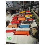 Vintage Train Car Set Including Trainmaster