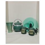 Miscellaneous Green Glassware