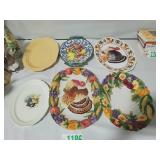 Six Thanksgiving Serving Platters