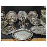 Various Vintage Silver Plated Dinnerware