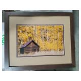 Three Outdoor Scene Pictures and Frame