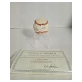 Baseball Signed By Chipper Jones