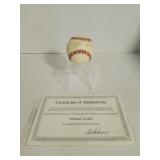Baseball Signed By Michael Jordan