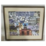 Framed Georgia Southern Print