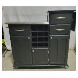 Kitchen Island With Wine Storage
