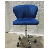 Blue Upholstered Office Chair