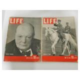Two Life Magazines from 1940
