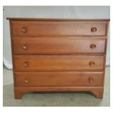 Four Drawer Wooden Dresser