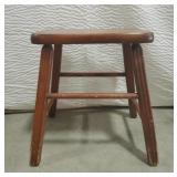 Vintage Rectangular Wooden Stool
