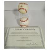 Autographed Baseballs by Tom Glavine