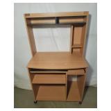 Mobile Computer Workstation Desk