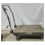 Haulmaster Hydraulic Table Cart with Hand Brake