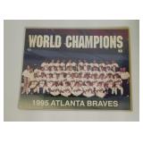 Atlanta Braves 1995 World Champions Team Photo