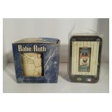 Babe Ruth Stein & Mickey Mantle Collector Cards