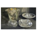 Small Ice Bucket with Tongs & More