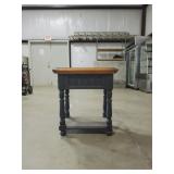 Rustic Two-toned Side Table