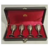Vintage Silver-plated Cordial Goblets