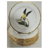 Vintage Spode " The American Goldfish" Plates