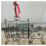 Assorted Wrought Iron Home Decor